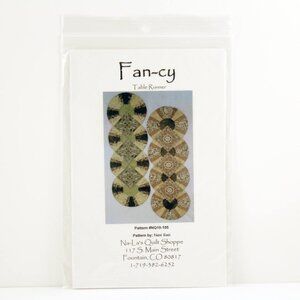 Quilting Pattern, Fan-cy Table Runner, 15 x 47 inches Table Decor, Na-La's Quilt